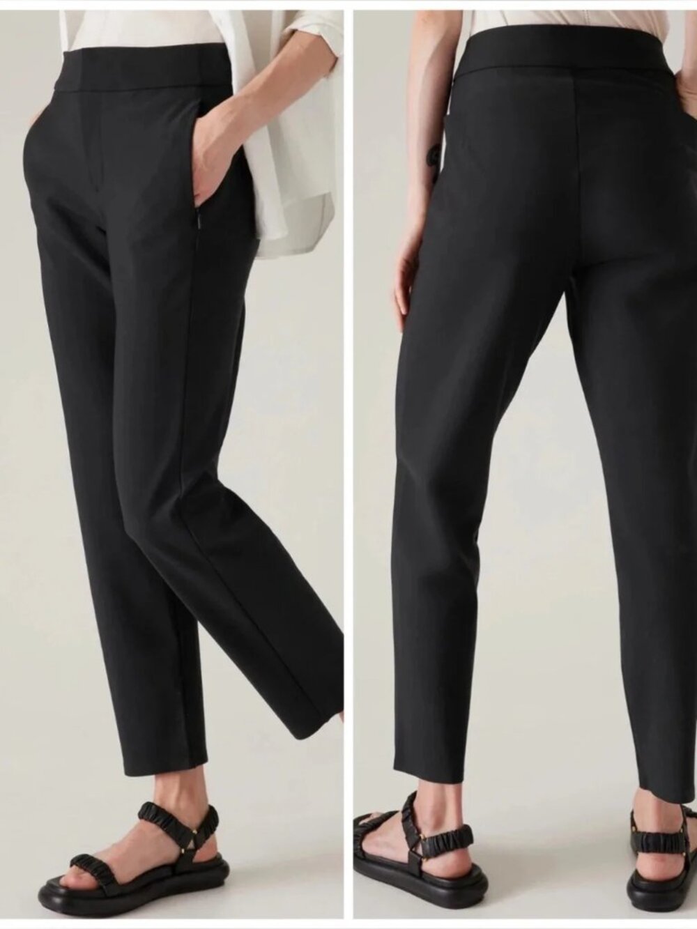 Athleta Stellar Trouser Abrasion Resistant Stretch Fabric Tailored Fit Size 4